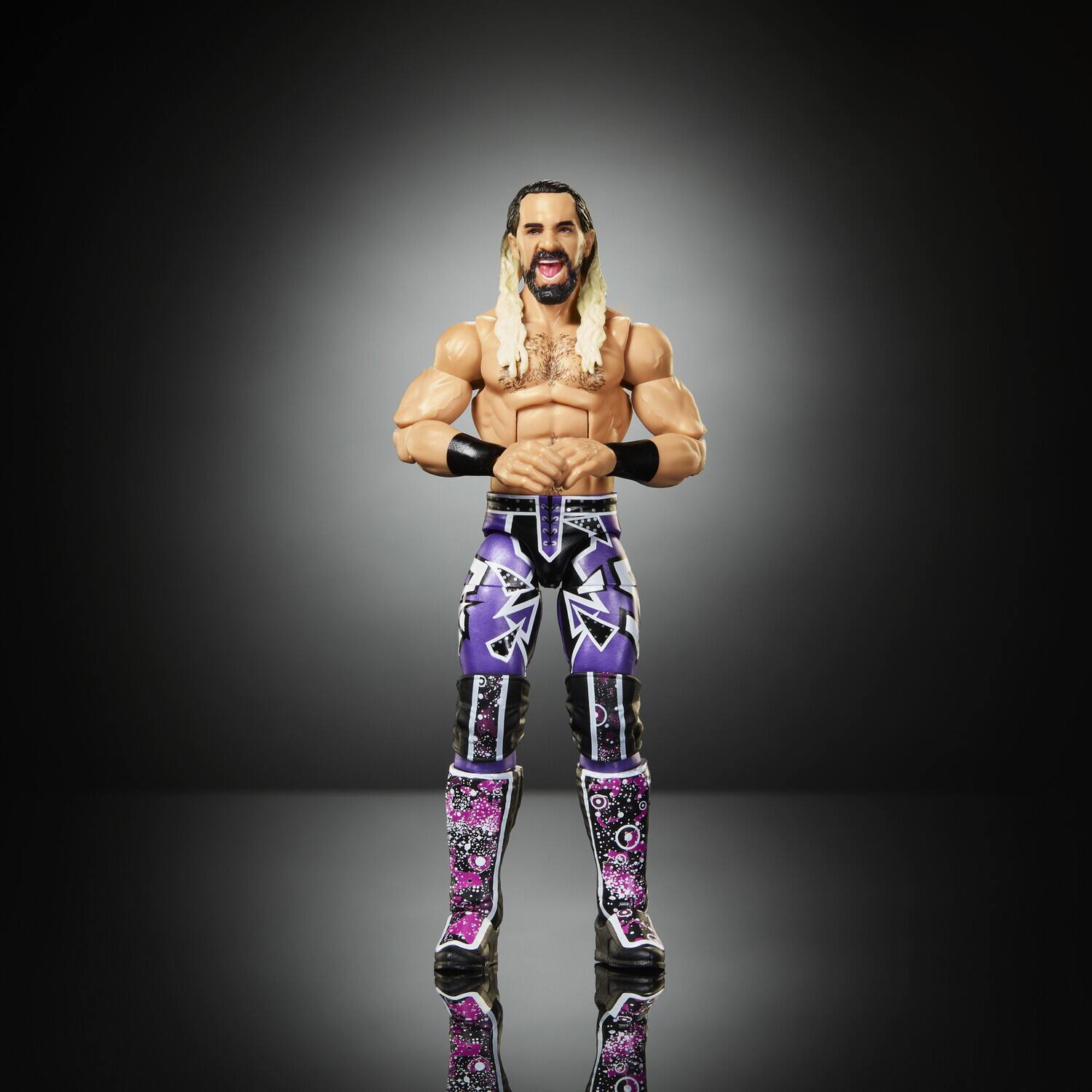 Alt View 1. Mattel - Mattel Collectible - WWE Elite Collection: Top Picks 6" Seth Rollins Action Figure   - COLLECTIBLES - Multicolor.