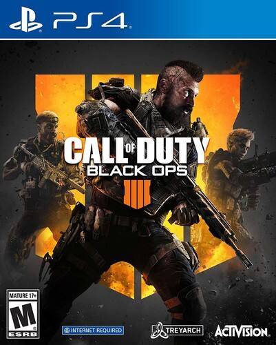 PS4  
CALL OF DUTY BLACK OPS III  
MATURE 17+  
M ESRB  
INTERNET REQUIRED  
TREYARCH  
ACTIVISION - M (Mature 17+)