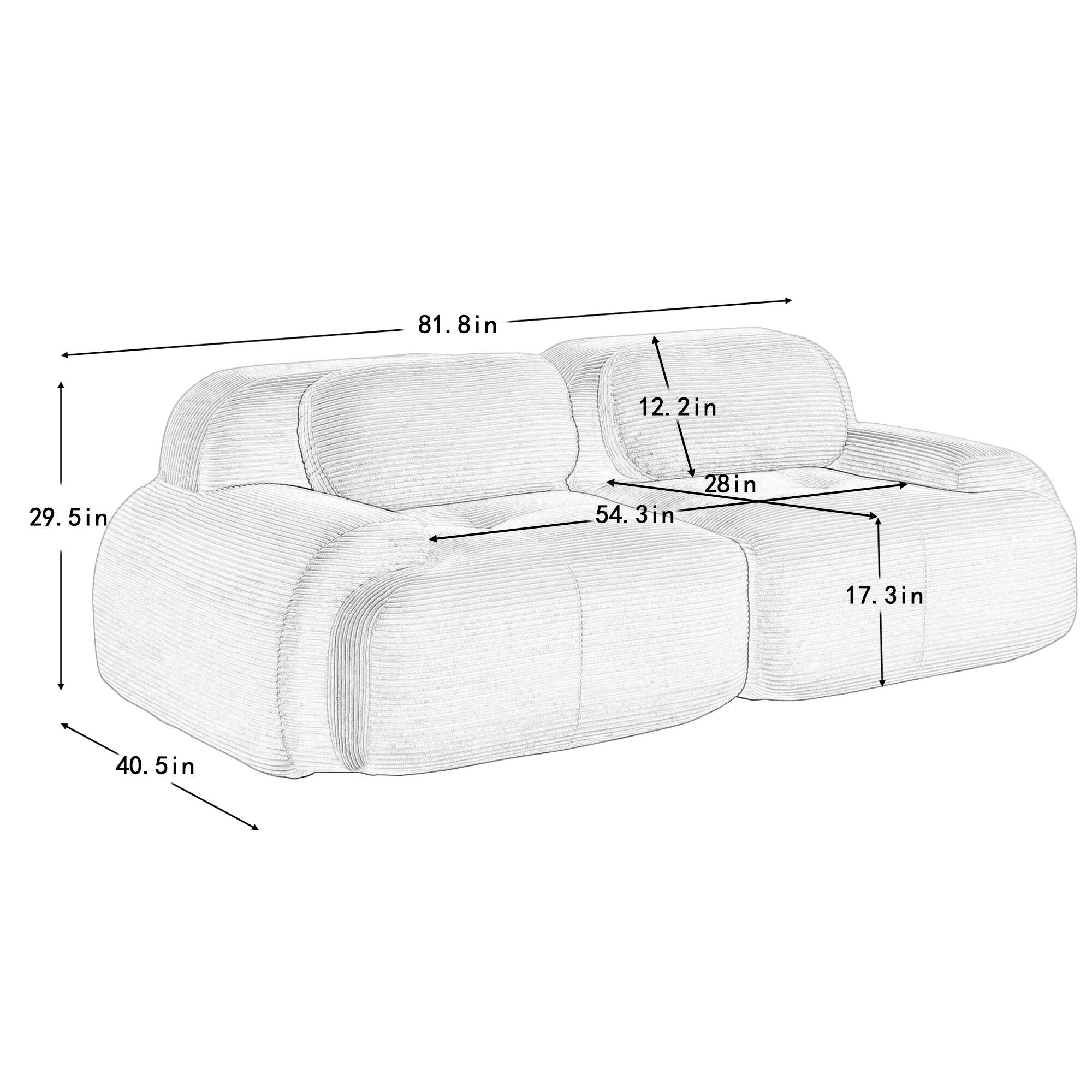 81.8in  
29.5in  
40.5in  
54.3in  
28in  
12.2in  
17.3in