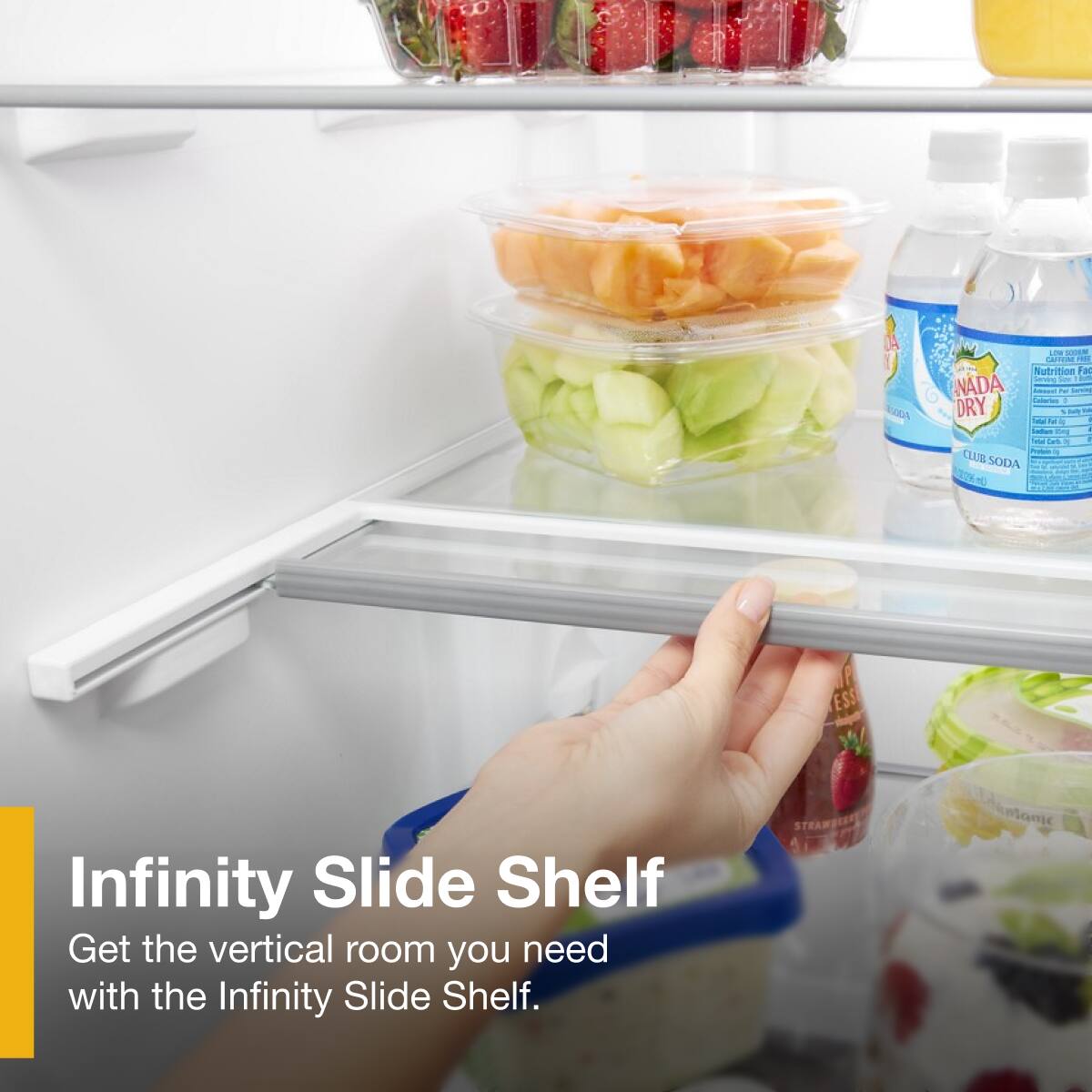 Infinity Slide Shelf

Get the vertical room you need with the Infinity Slide Shelf.