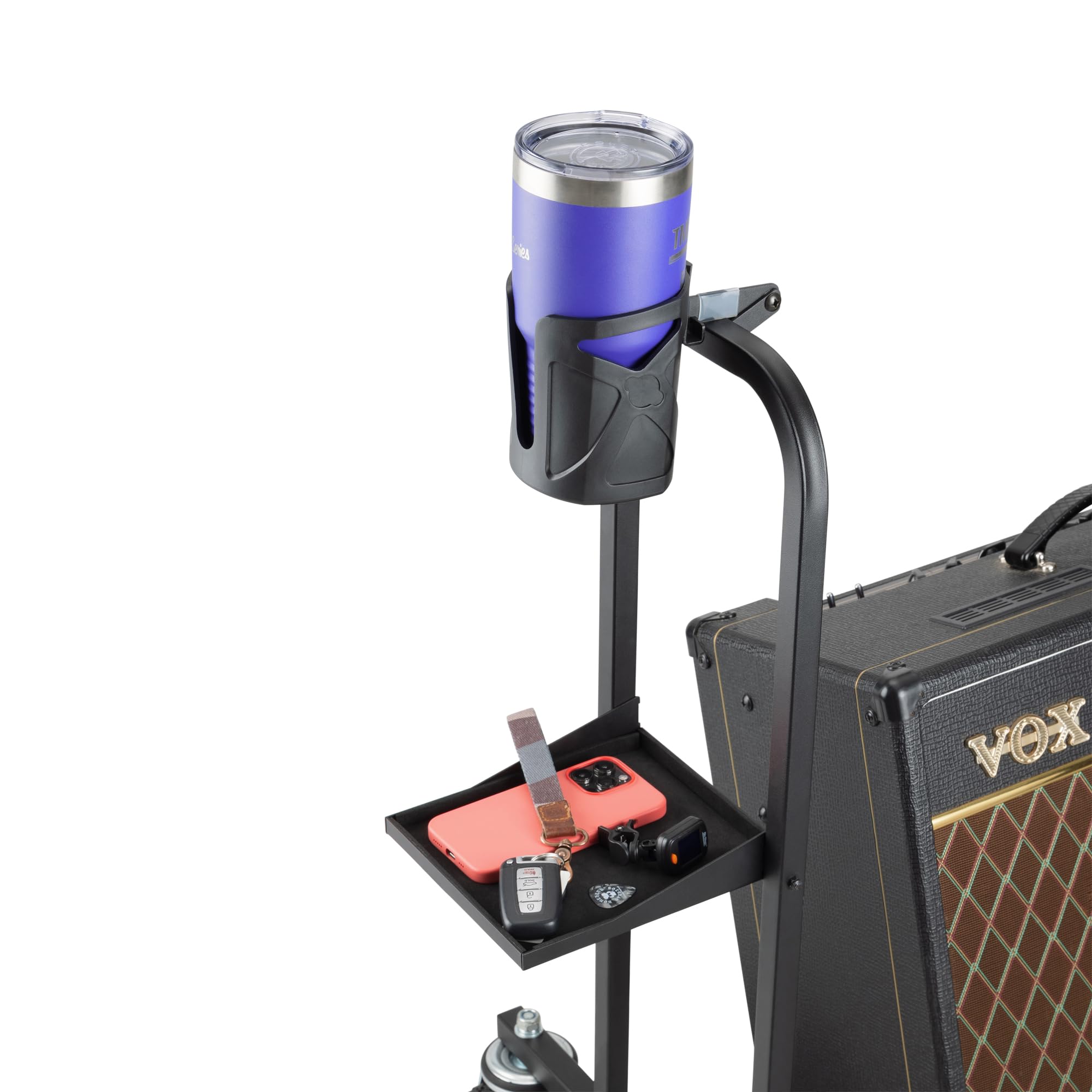 Back. On Stage Stands - On-Stage GUV8000 Guitar Utility Vehicle (Rolling Cart, Portable Stage Setup, Guitar-Amplifier Rig, Amp Dolly, 300 lb - Black.