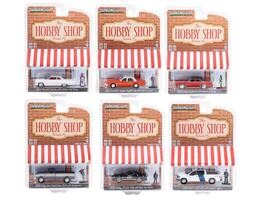 "The Hobby Shop" Set of 6 pieces Series 15 1/64 Diecast Model Cars by Greenlight - Multicolor