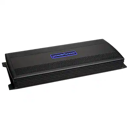 Front. Powerbass - PowerBass ASA3-1100.5 - 150 Watt x 4 + 500 Watt x 1 @ 2-Ohm Amplifier - Black/Gray.