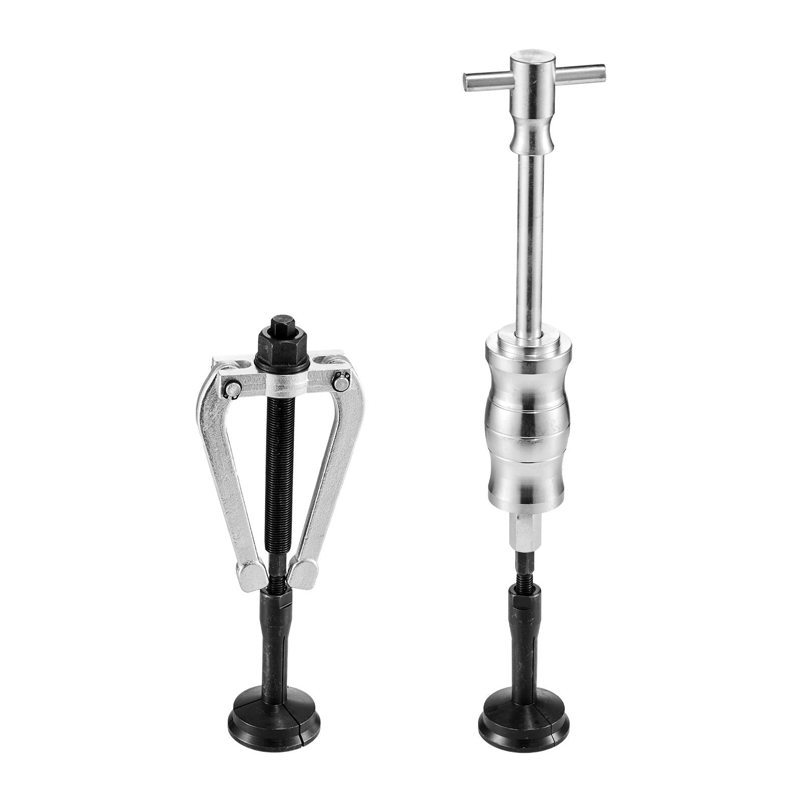 Alt View 5. VEVOR - Blind Hole Bearing Puller Set, 16-in-1 Inner Bearing Race and Seal Extractor Kit, 16 PCS Slide Hammer Pilot Insert - Black.