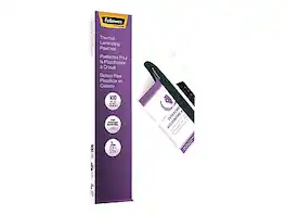 Fellowes - Thermal Laminating Pouches, Legal Size, 3 Mil, 100/Pack - Clear
