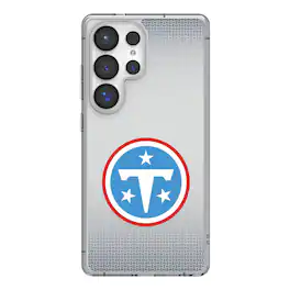 Keyscaper - NFL - Tennessee Titans Linen Logo Galaxy Clear Case - S22 - Multicolor