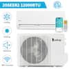 20SEER2 12000BTU
Cooling
Heating
Noiseless
WIFI Function
ETL US Listed