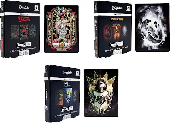 Displate 6 TO COLLECT SERIES 001 DUNGEONS & DRAGONS RCLL SECRET SHARD DROP PRINT INSIDE MINI METAL 1 COLLECTIBLE
THIS IS HOW I ROLL DUNGEONS DRAGONS
Displate 6 TO COLLECT SERIES 001 LORD OF THE RINGS SECRET SHARD DROP PRINT INSIDE MINI METAL 1 COLLECTIBLE