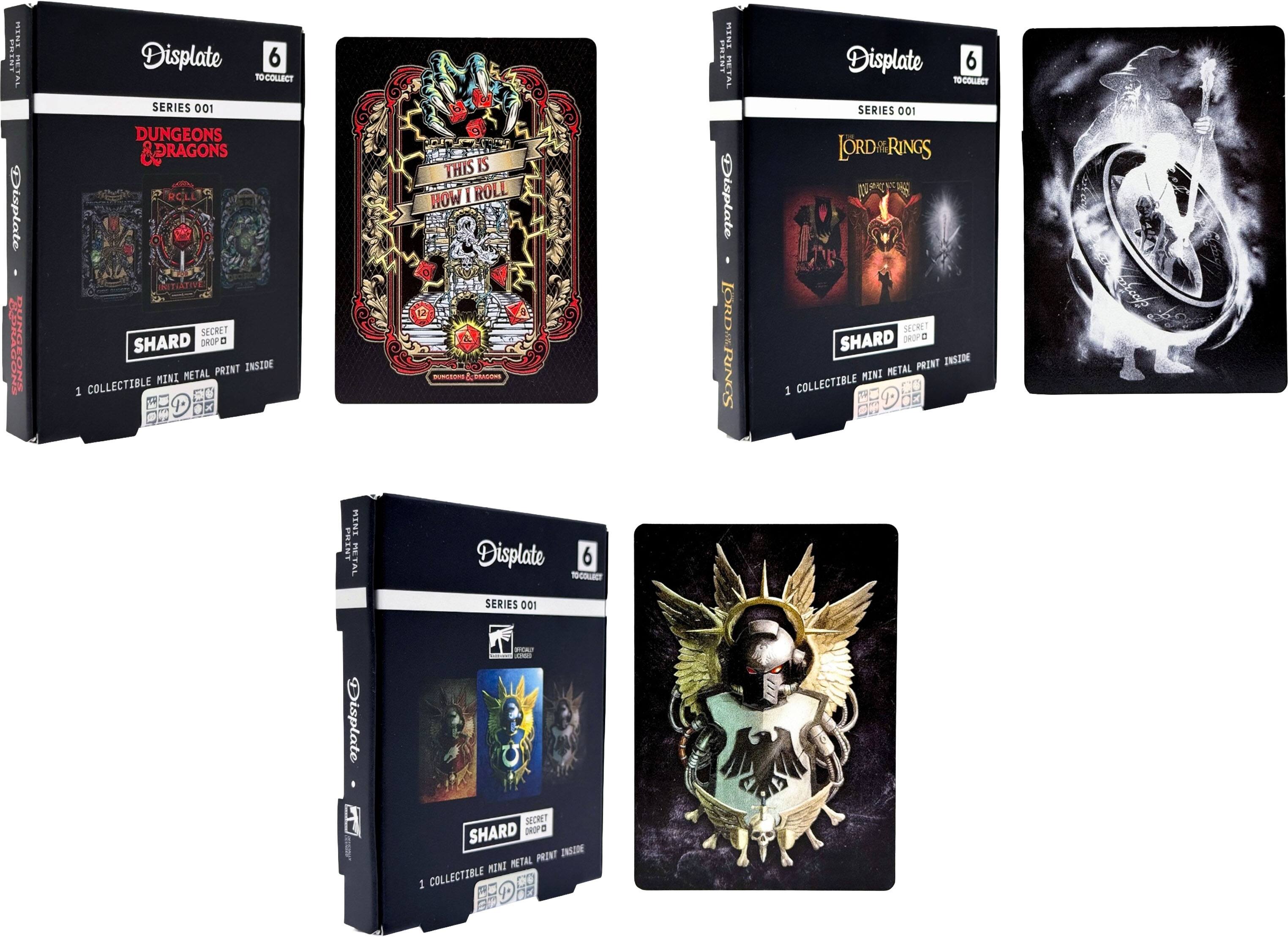 Displate 6 TO COLLECT SERIES 001 DUNGEONS & DRAGONS RCLL SECRET SHARD DROP PRINT INSIDE MINI METAL 1 COLLECTIBLE

THIS IS HOW I ROLL DUNGEONS DRAGONS

Displate 6 TO COLLECT SERIES 001 LORD OF THE RINGS SECRET SHARD DROP PRINT INSIDE MINI METAL 1 COLLECTIBLE