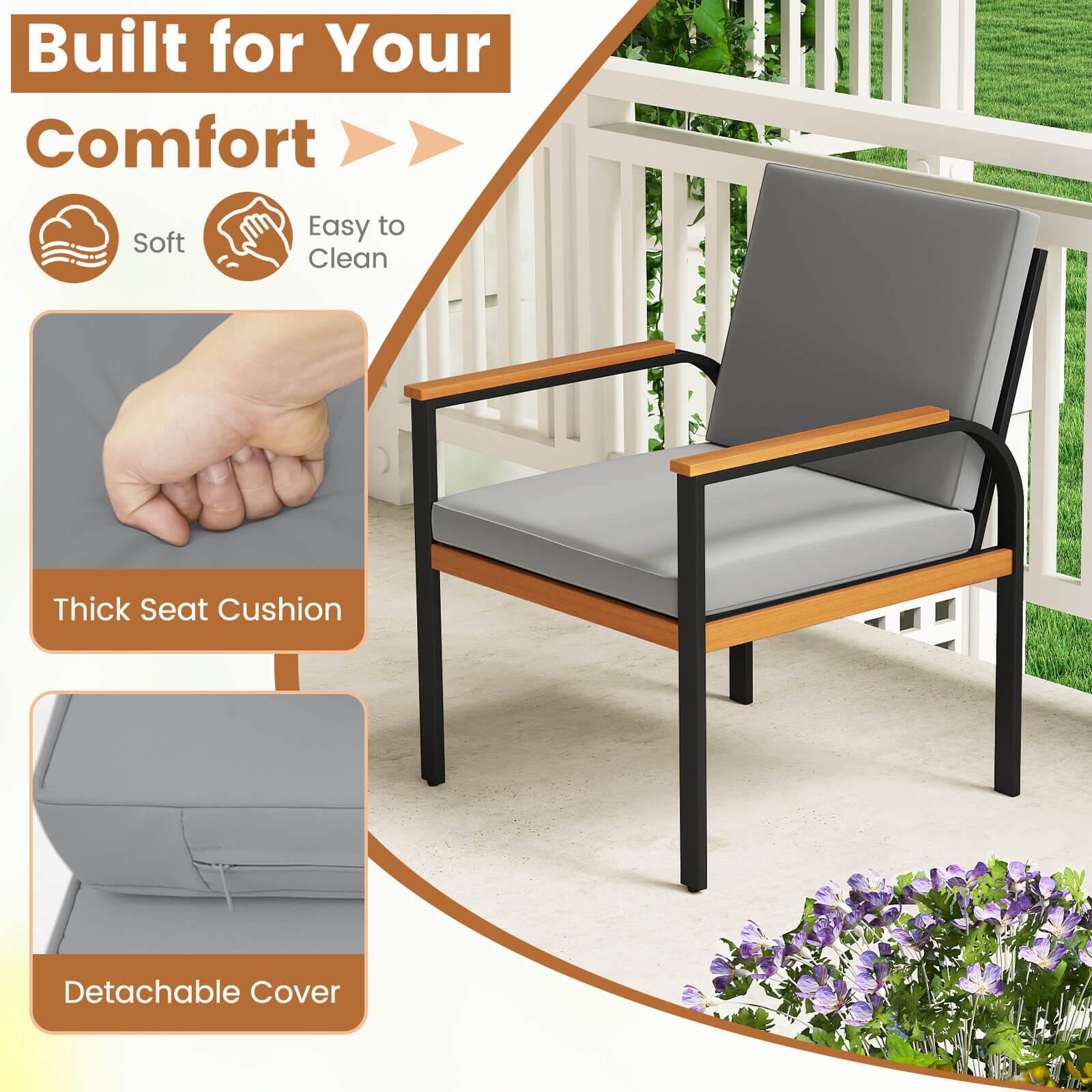 Built for Your Comfort

- Soft
- Easy to Clean
- Thick Seat Cushion
- Detachable Cover