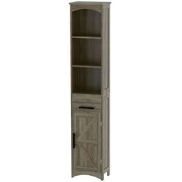 Kadyn - Bathroom Cabinet, Narrow Storage Unit, Floor Cabinet for Bathroom, Living Room, Entryway - Gray