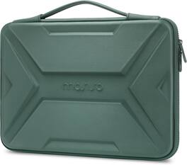 mosiso - Laptop Sleeve 15-15.6 inch Waterproof Shockproof EVA Hard Shell Laptop Case for MacBook Pro 16 HP Dell - Antique Green