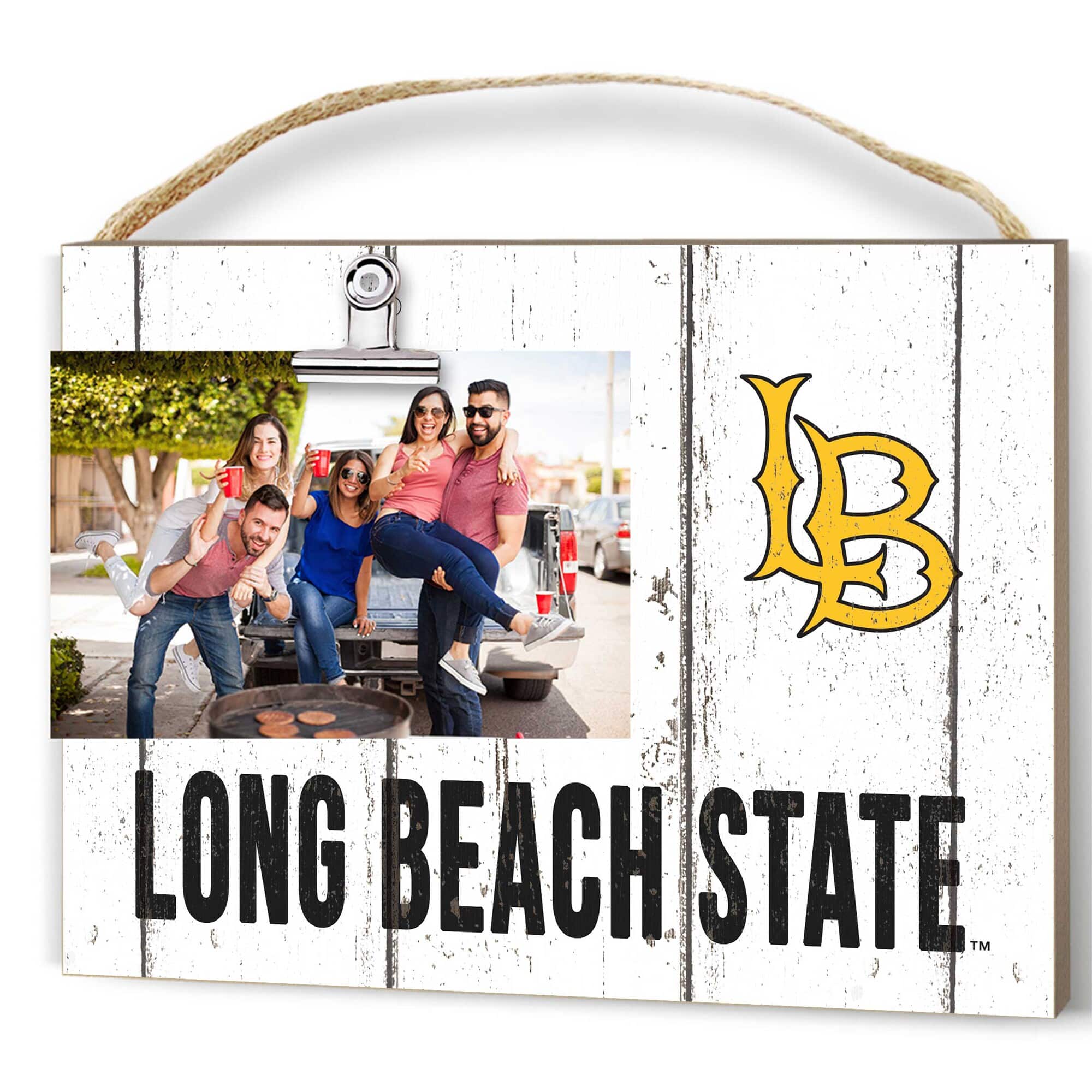 "Jardine - Cal State Long Beach The Beach 8"" x 10"" Weathered Clip It Frame - White" price history on PriceWatchPro