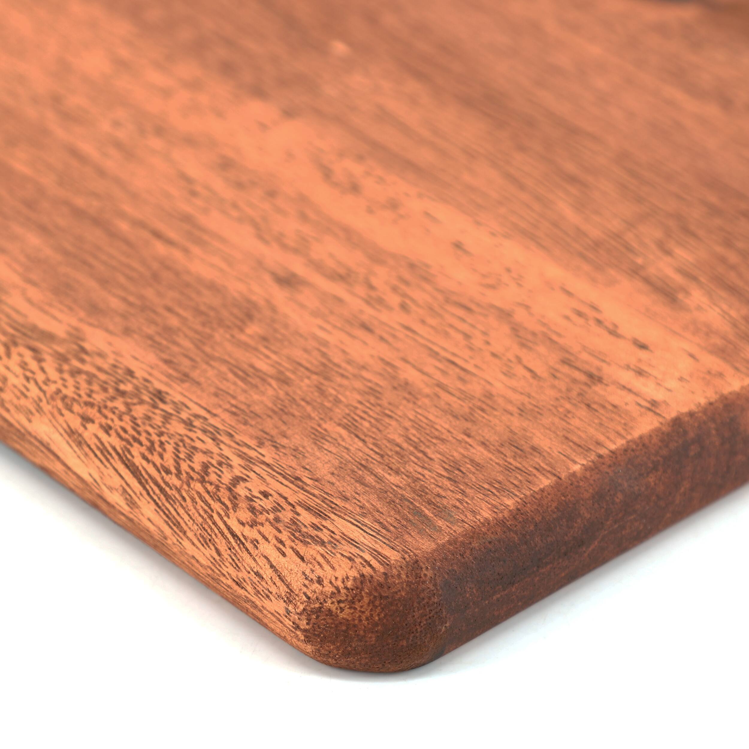 Alt View 3. Martha Stewart - Martha Stewart Everyday Westhaven 18 Inch Acacia Wood Paddle Serving Board in Dark Brown - Brown.