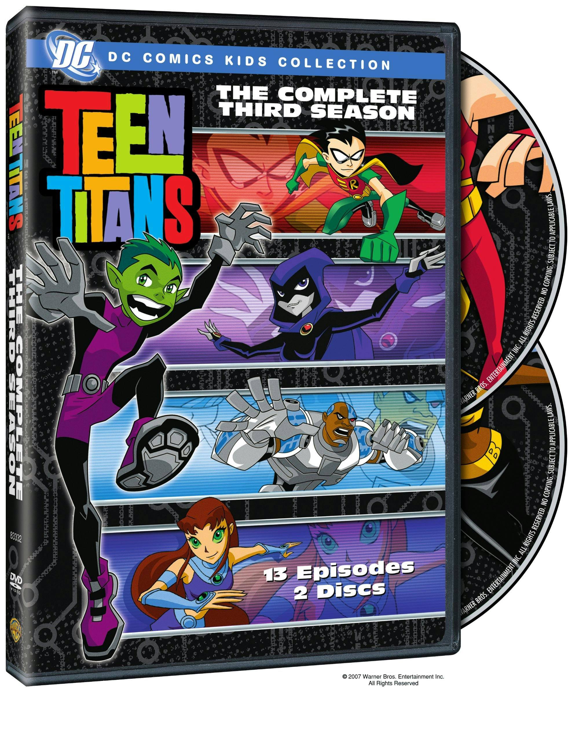 Angle. Teen Titans: The Complete Third Season [DVD].