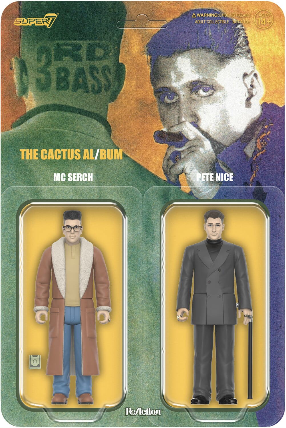 3rd Bass - Super7 - 3rd Bass - Reaction Figures - 3rd Bass (2 Pack) - COLLECTABLES - Multicolor