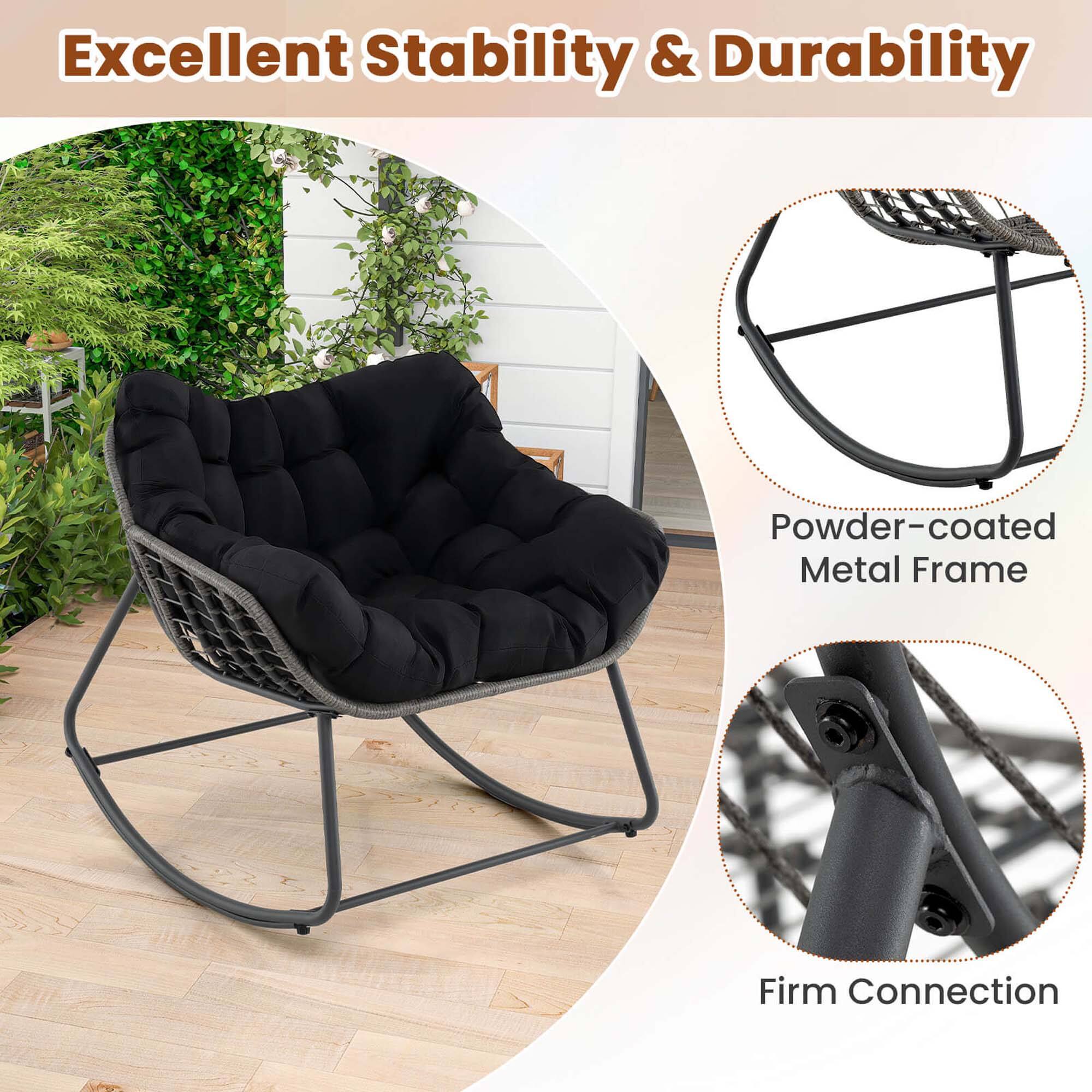 Excellent Stability & Durability Powder-coated Metal Frame Firm Connection