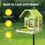 Built to Last with Metal Weather-Proof Bird Feeder Rust-Resistant Chew-Proof