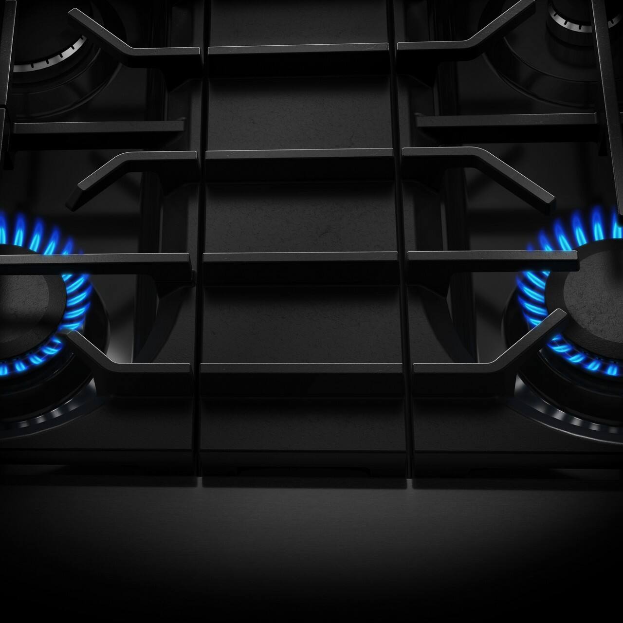 Alt View 6. KitchenAid - 4.1 Cu. Ft. Slide-In Gas True Convection Range with 4 Burners, Dual Fuel Range, and No Preheat Air Fry Mode - Stainless Steel.