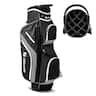 Costway - Lightweight Golf Cart Bag with 14 Way Top Dividers 9 Pockets Rain Hood Cooler Bag Grey - Gray