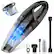 Front. Teendow - 6000Pa Powerful Cordless Handheld Vacuum Cleaner, 450ml Dustbin, Rechargeable Portable, for Car, Home & Sofa - Black.