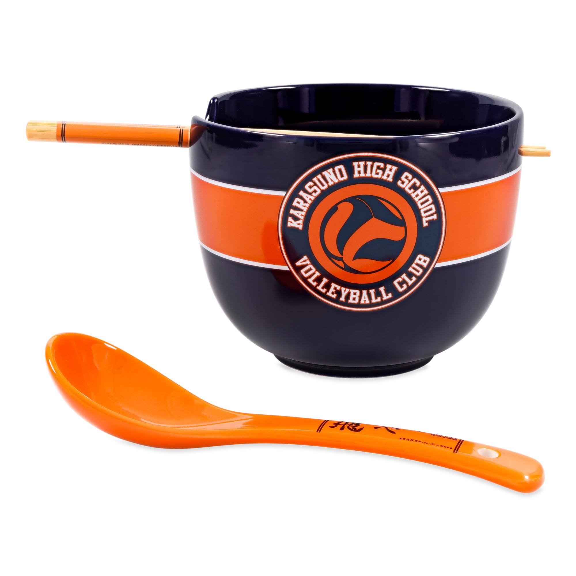Silver Buffalo - Haikyu!! Karasuno High Volleyball 20-Ounce Ramen Bowl, Chopstick, and Spoon Set - Blue price history on PriceWatchPro