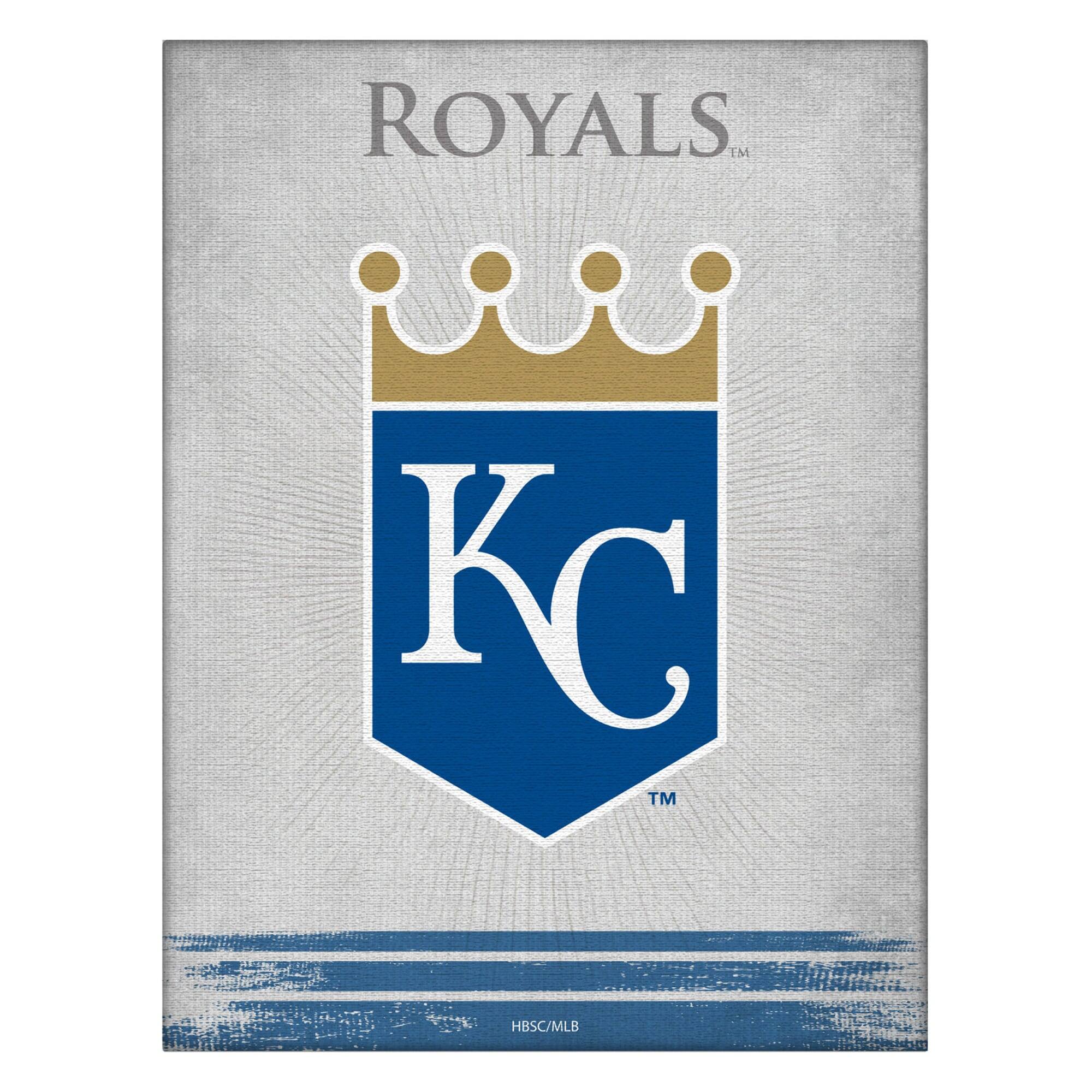 Kansas City Royals 15" x 20" Splash Canvas Wall Art