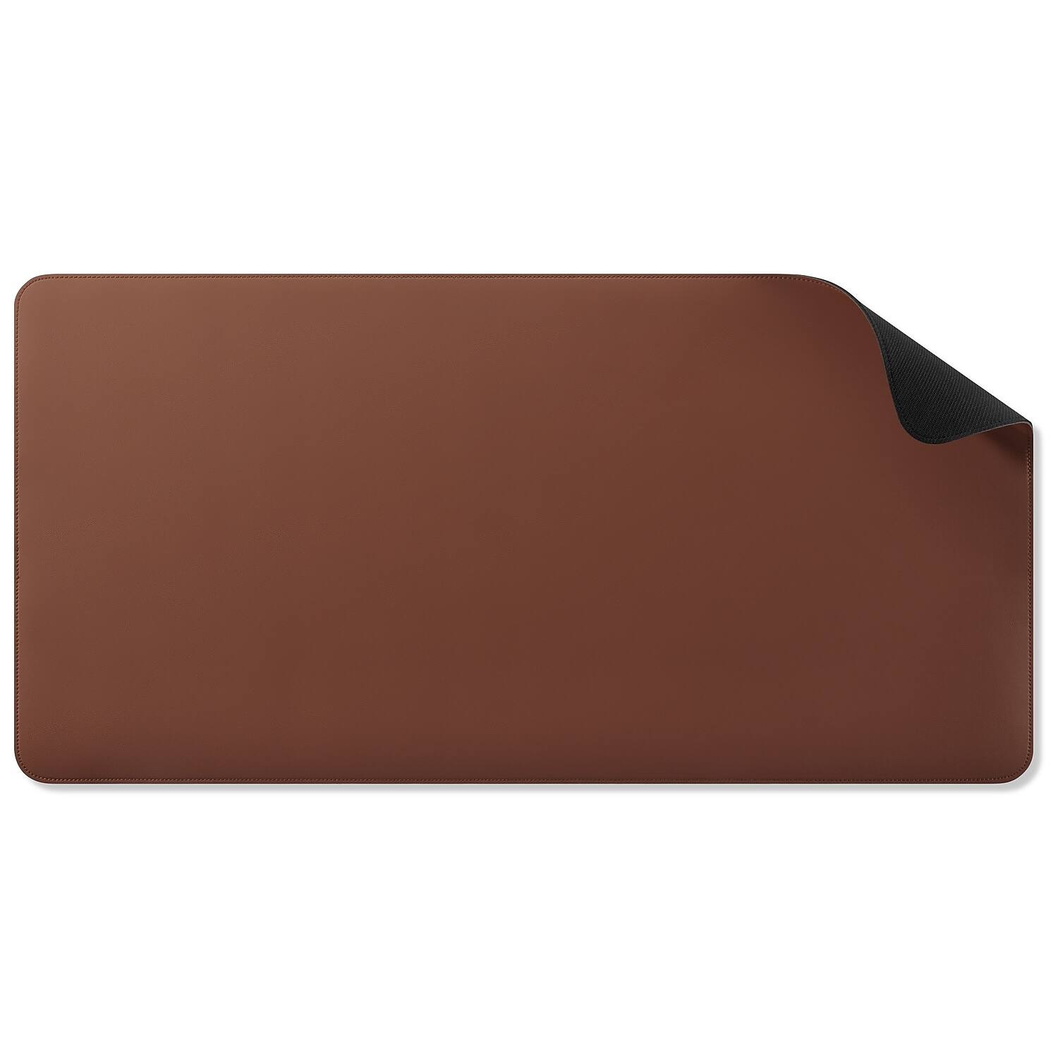 Staples TECH - Anti-Slip Faux Leather Desk Pad, 31.5" x 15.7", (ST62544) - Brown