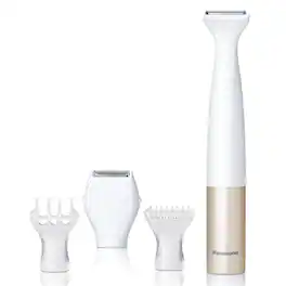 Panasonic - Bikini Trimmer, Electric Razor with 4 Attachments - Gold