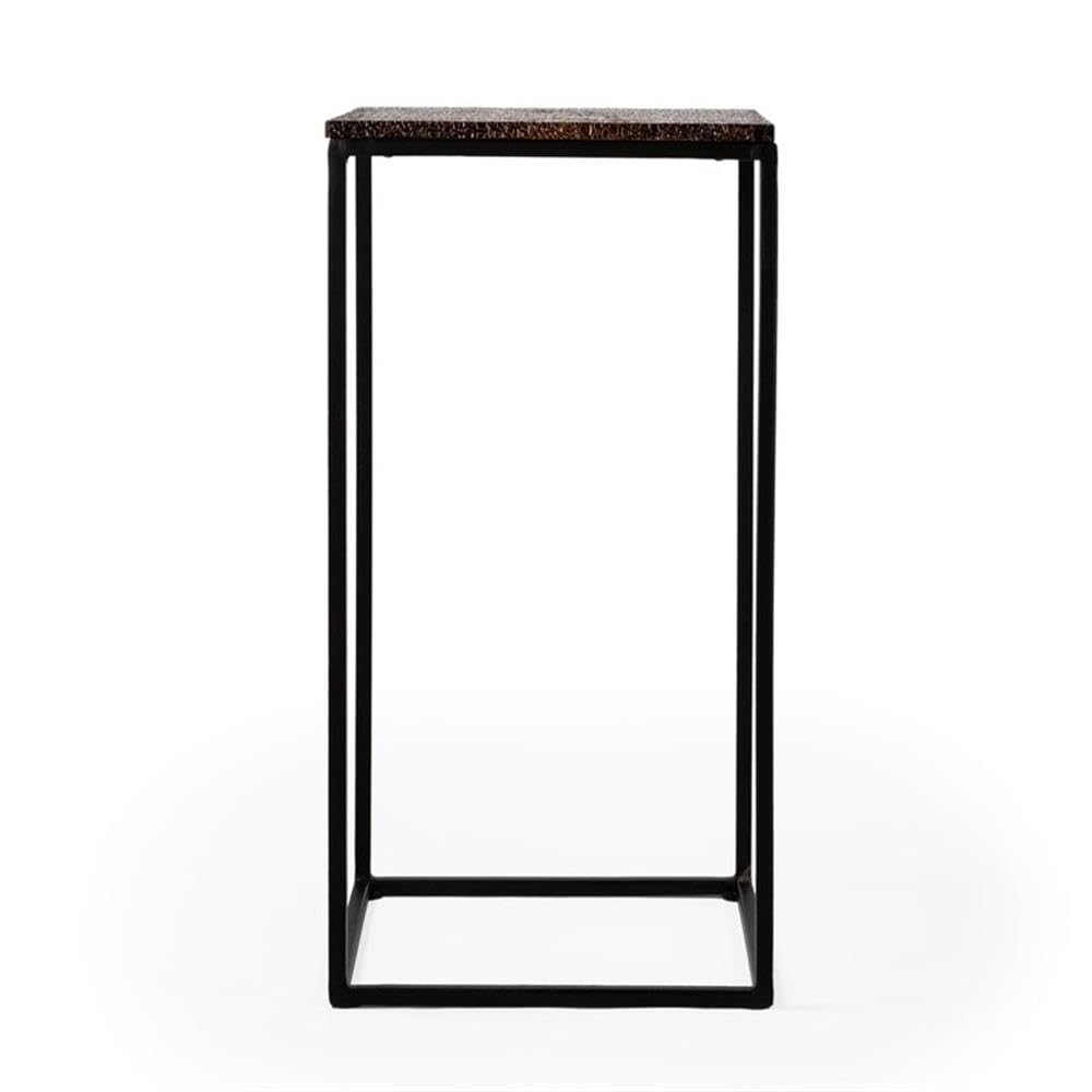 Left. Butler Specialty - Lacrossa Top Side Table - Bronze.