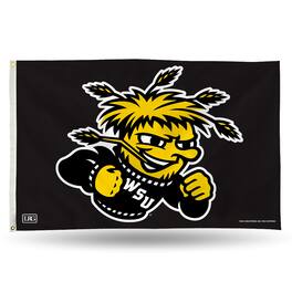 Rico Industries - Wichita State Shockers 3X5 Indoor Outdoor Banner Flag w/grommets for hanging - Multi
