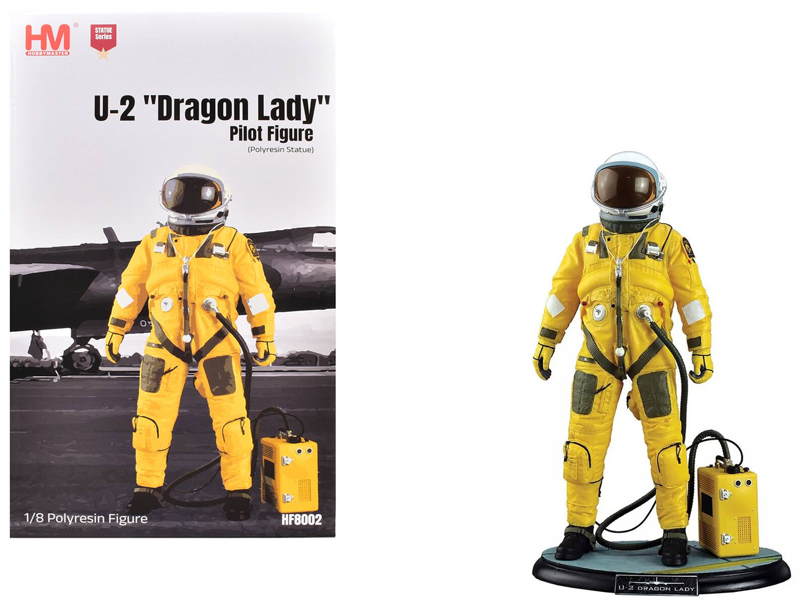 HM HobbyMaster  
Statue Series  
U-2 "Dragon Lady" Pilot Figure (Polyresin Statue)  
1/8 Polyresin Figure  
HF8002