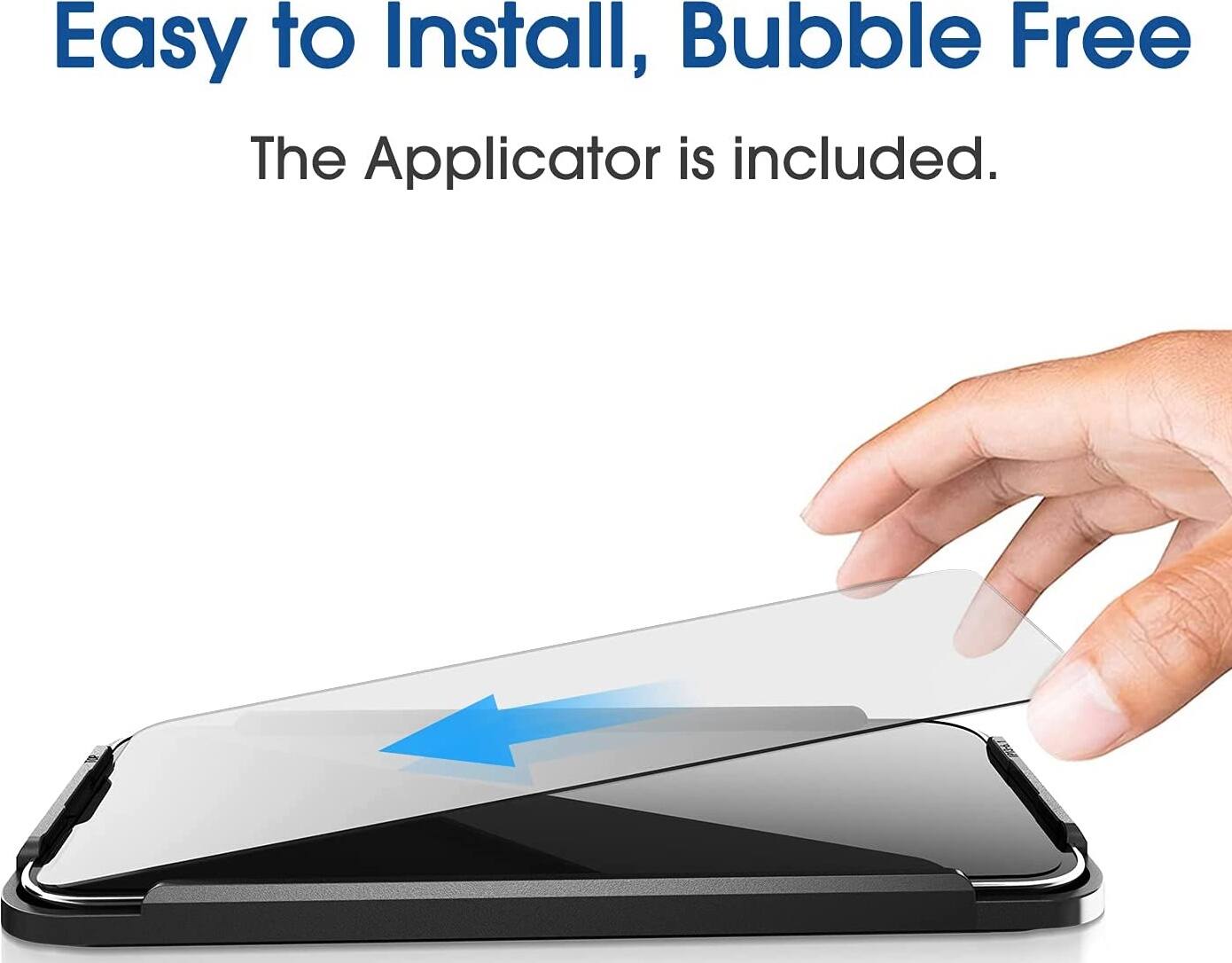 Easy to Install, Bubble Free The Applicator is included.