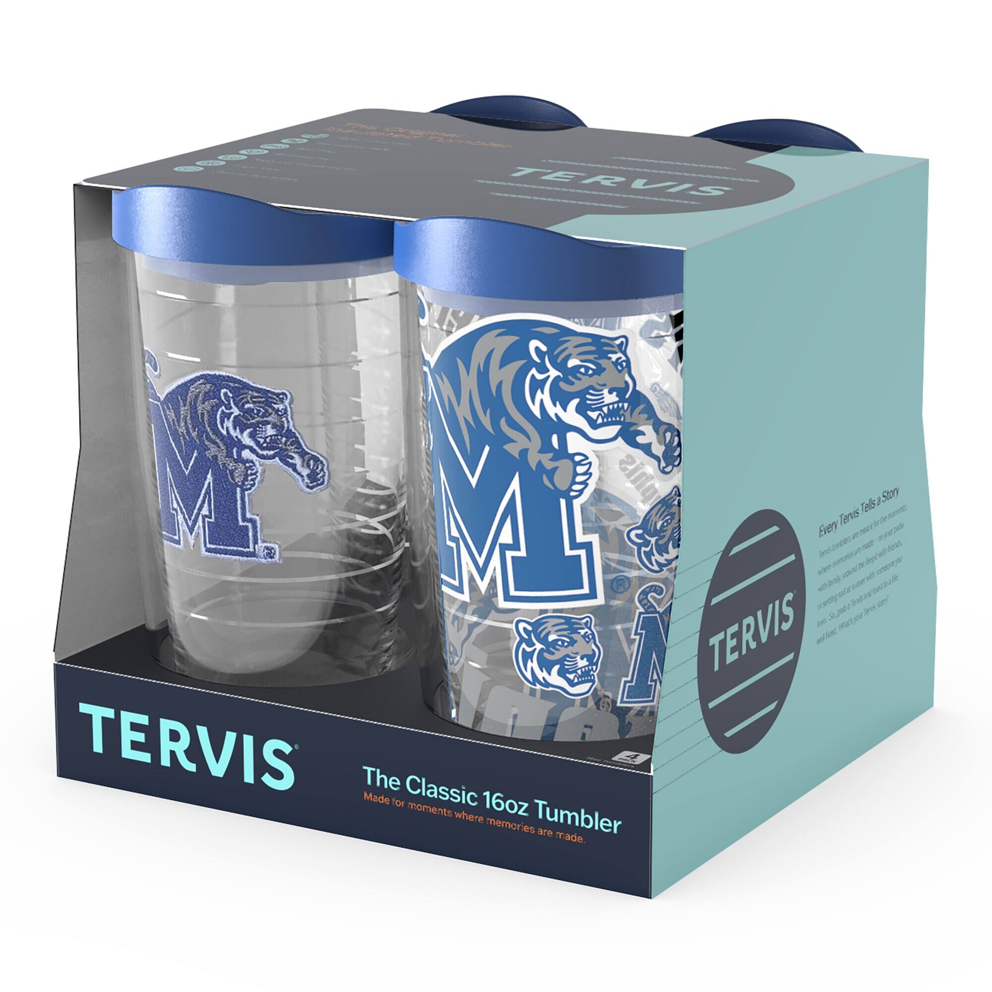 TERVIS  
The Classic 16oz Tumbler  
Made for moments where memories are made.  

M  
M  
M  

TERVIS  
The Classic 16oz Tumbler  
Made for moments where memories are made.  

Avery Tanesa says:  
"I love my Tervis tumbler! It keeps my drinks cold all day and is perfect for my on-the-go lifestyle. The design is stylish and the quality is top-notch. I highly recommend it!"