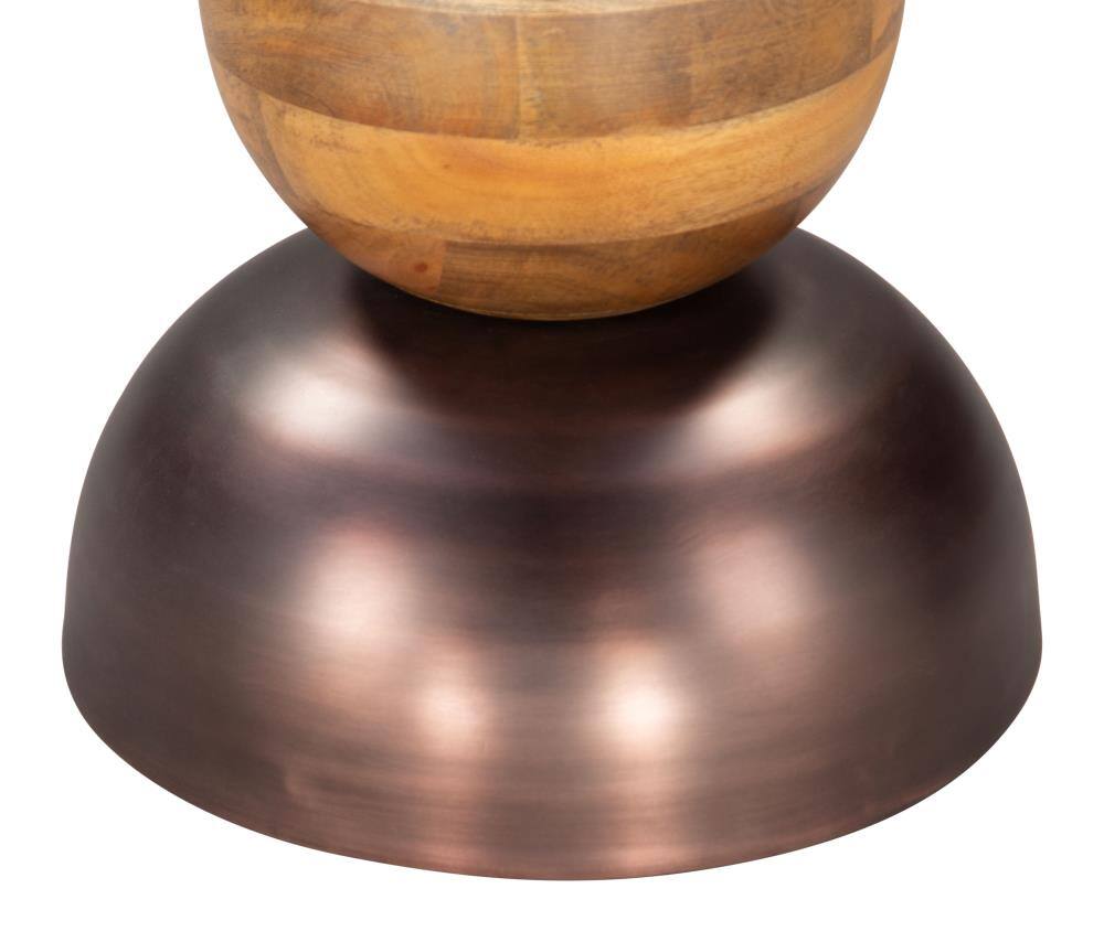 Alt View 1. Hivvago - Tripoli Side Table Bronze - Bronze.