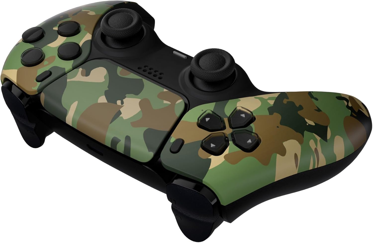 Back. ProControllers - Custom Wireless Controller for PS5 - Green Camo.