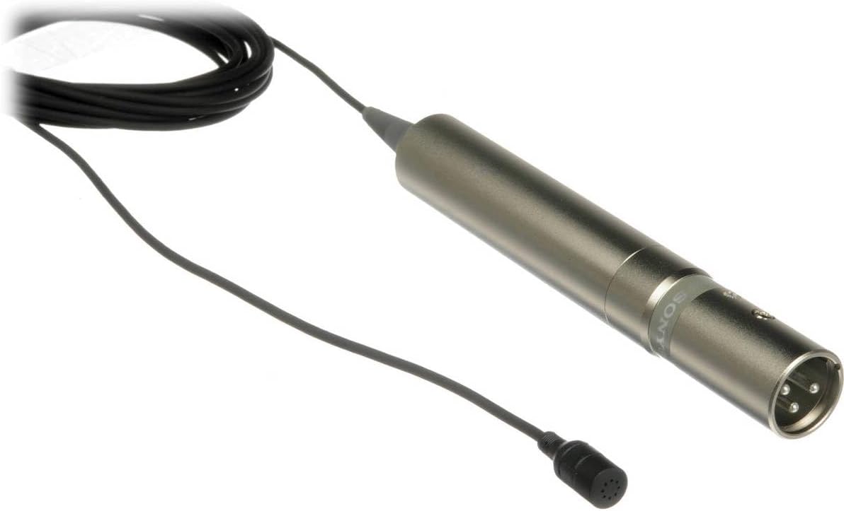 Alt View 2. Sony - Sony ECM-44 Omni-Directional Electret Condenser Lavalier Microphone.