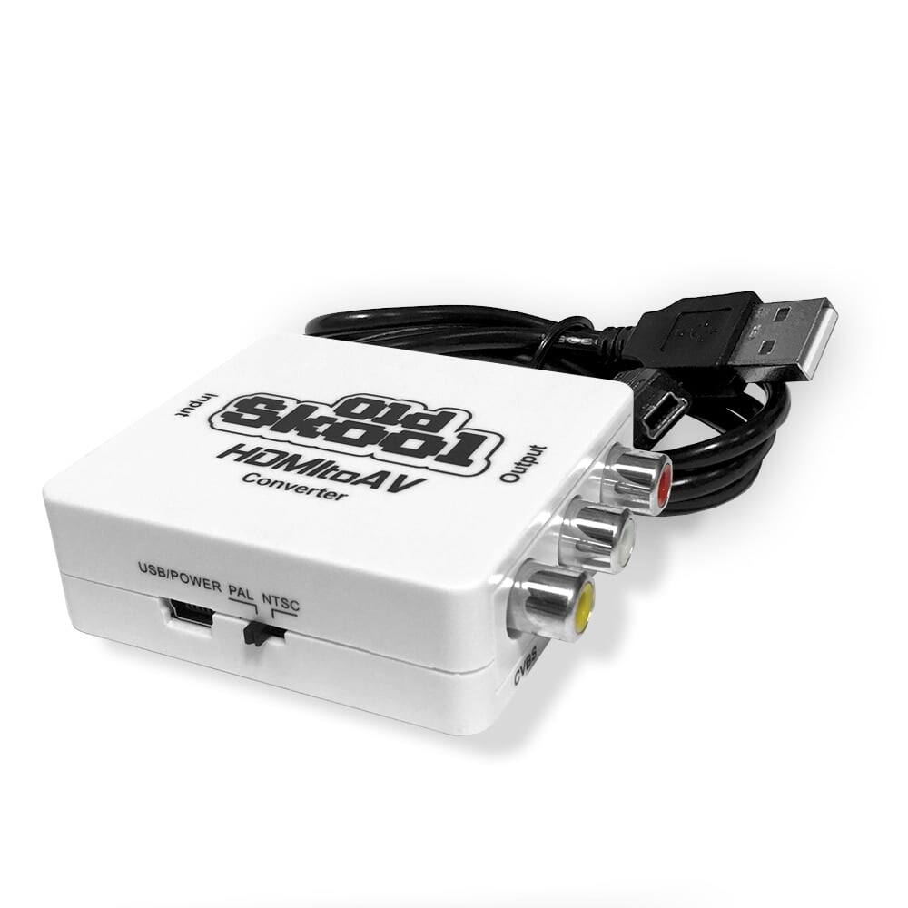 Input: Old Skool HDMI to AV Converter  
Output: USB/POWER PAL NTSC