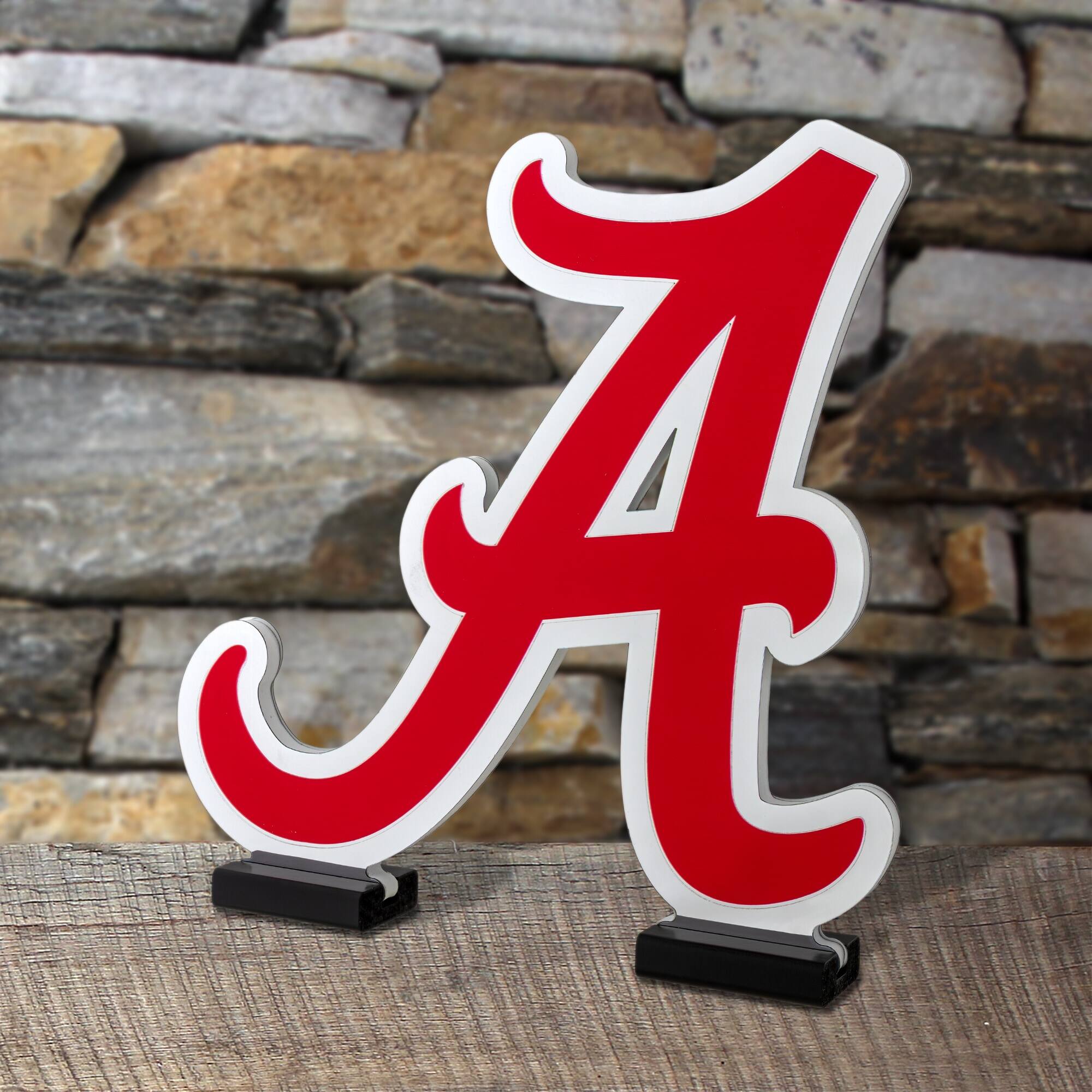 Alt View 3. Sporticulture - Alabama Crimson Tide LED Infinity Logo Light - Multicolor.