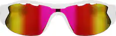 Front. Lucyd - Reebok Flash Smart Eyewear Powered by Lucyd - White/Red.