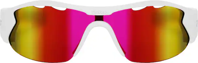 Front. Lucyd - Reebok Flash Smart Eyewear Powered by Lucyd - White/Red.