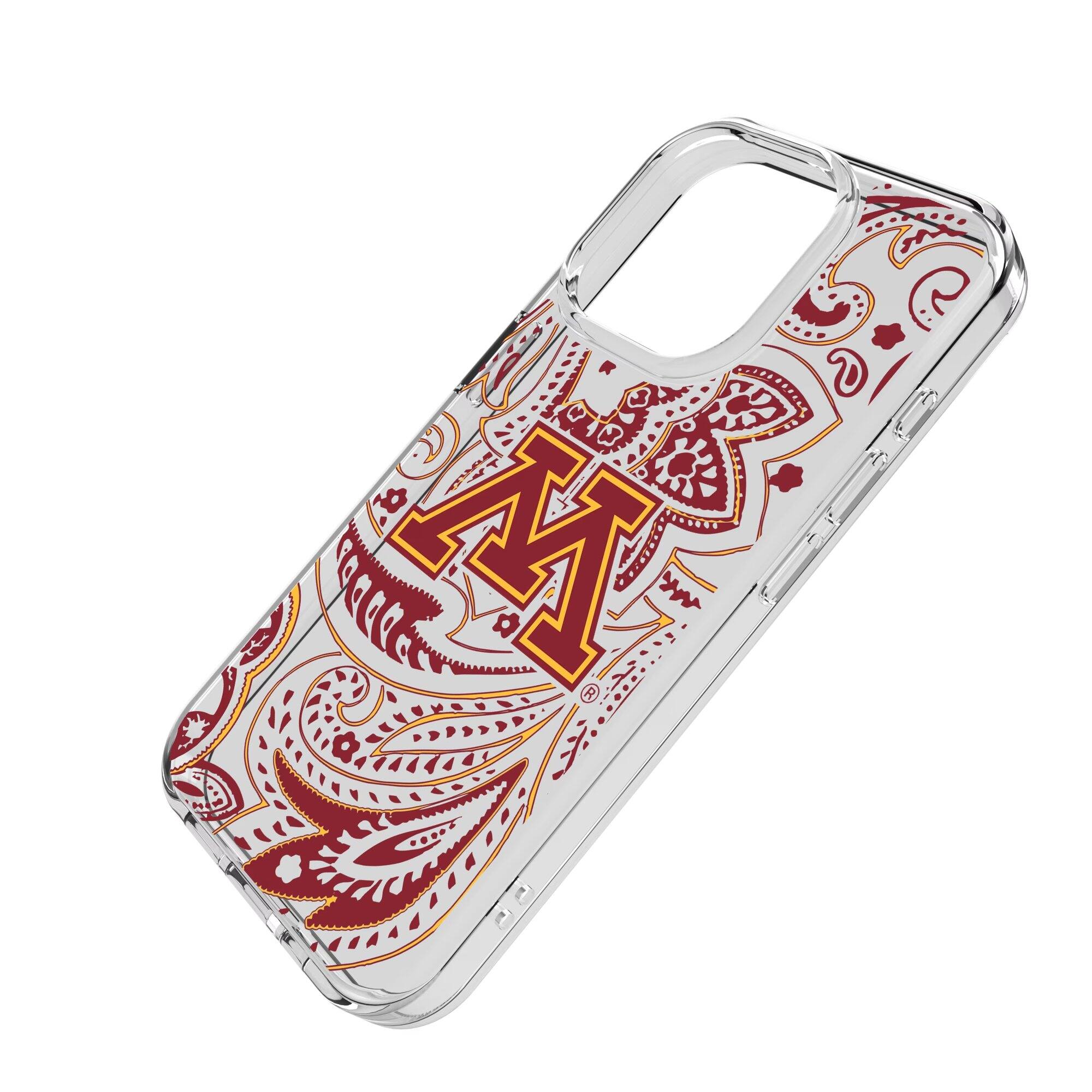 Alt View 1. Keyscaper - Minnesota Golden Gophers iPhone Clear Case - 12 Pro - Multicolor.