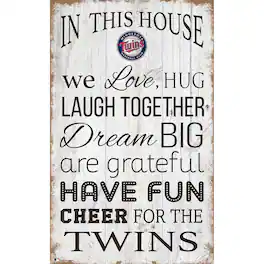 Fan Creations - 11'' x 19'' Team In This House Sign - Multicolor