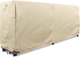 KHOMO GEAR - 8-Foot Log Rack Cover - Waterproof Heavy Duty Firewood Storage Protector - Fits 8ft Log Racks - Beige