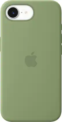 Apple - iPhone 17e Silicone Case with MagSafe - Light Moss