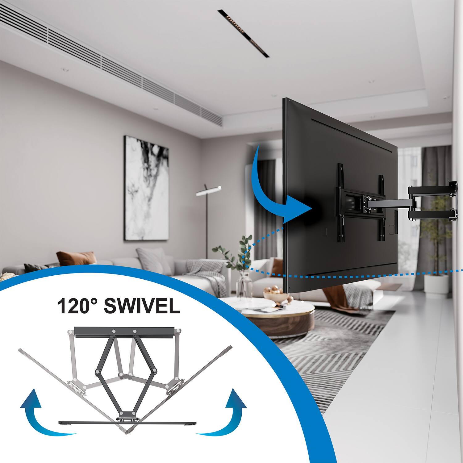 120° SWIVEL