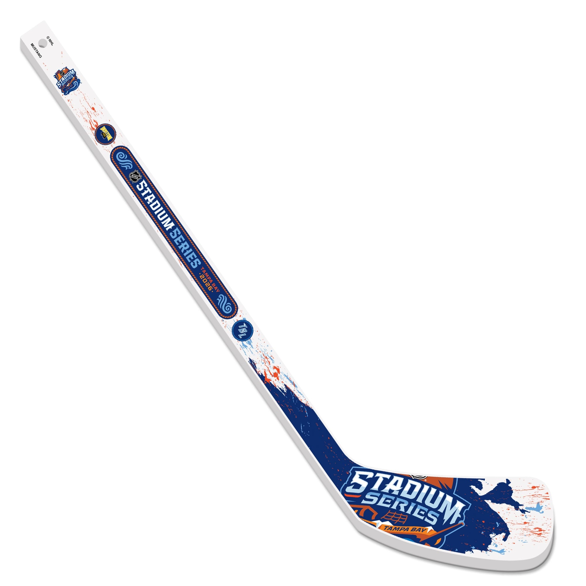 Mustang Drinkware - vs. Tampa Bay Lightning 2026 NHL Stadium Series Mini Hockey Stick - Multicolor