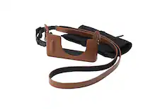 Front. Fujifilm - Fujifilm BLC-XQ1 Bottom Leather Case for XQ1 Digital Camera - Brown.