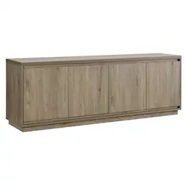 Henn & Hart - Presque TV Stand for TV's up to 75" - Antiqued Gray Oak