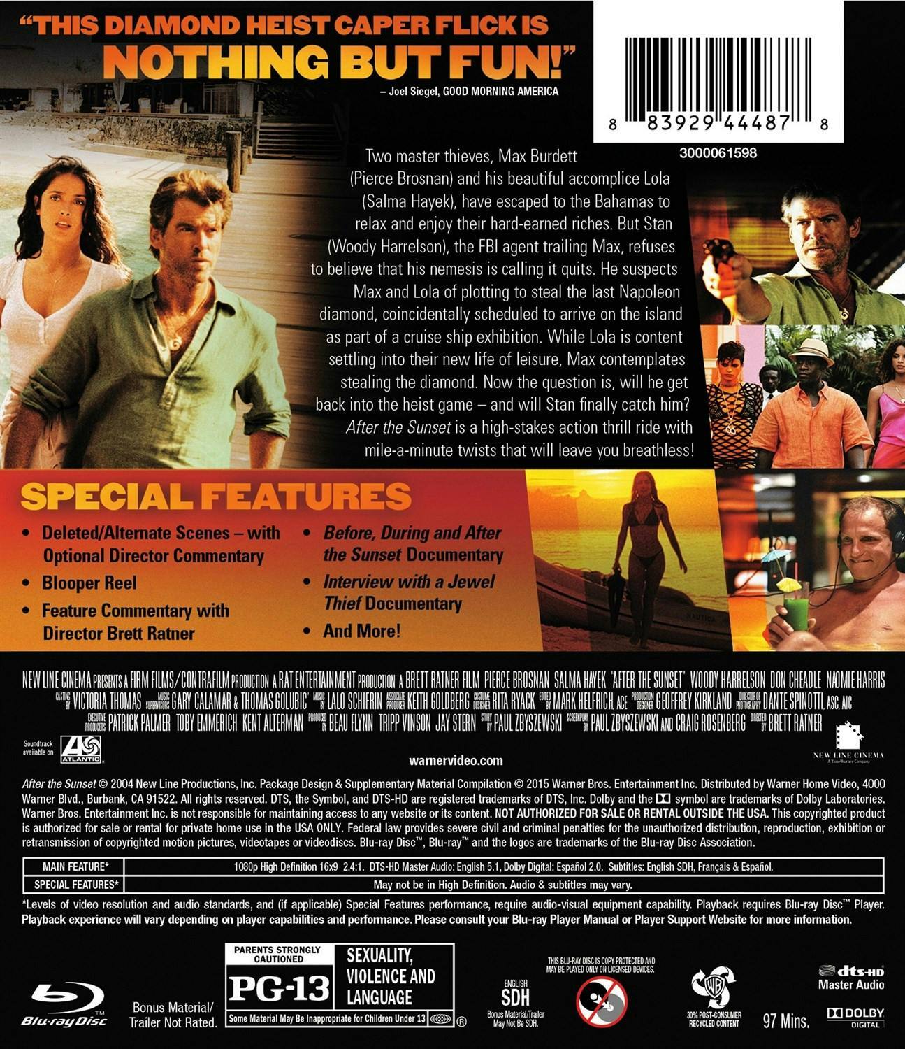 Back. After the Sunset [Blu-ray].
